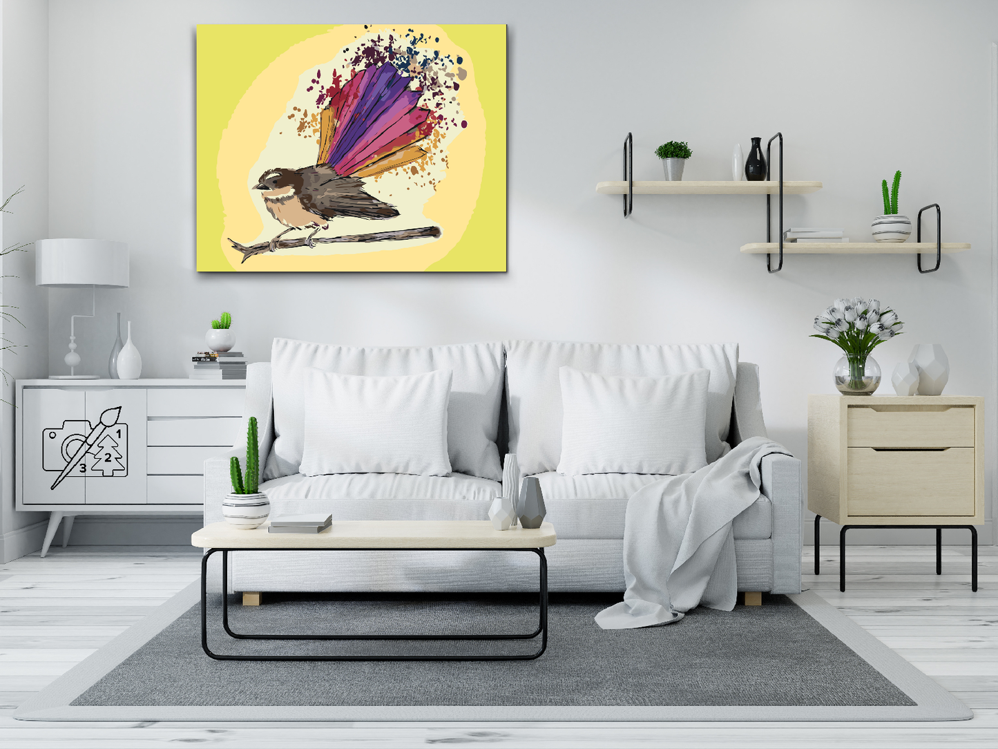 Paint by number - Magic Bird