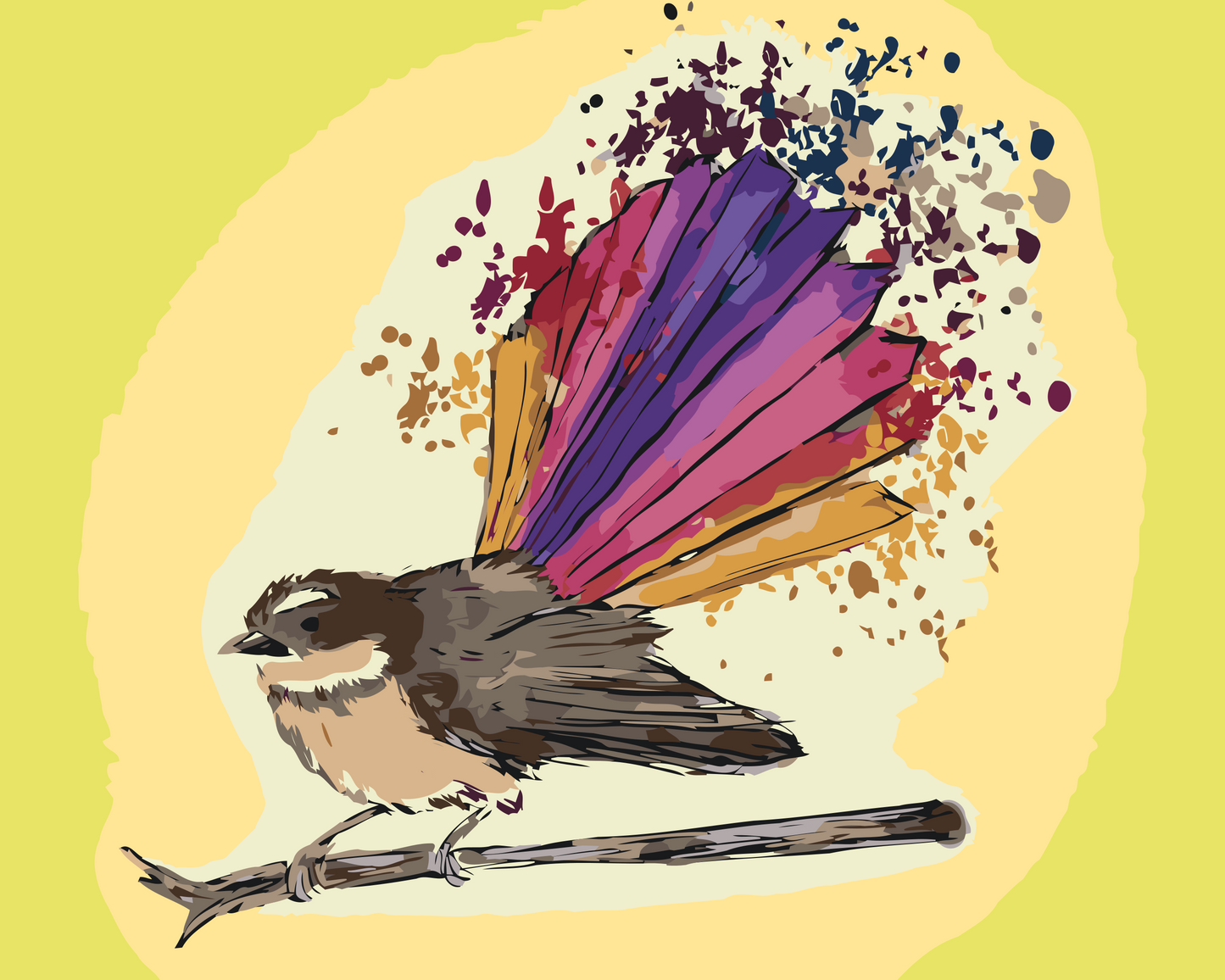Paint by number - Magic Bird