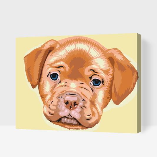 Paint by number - Lille Hvalp