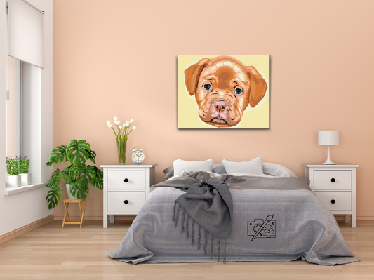 Paint by number - Lille Hvalp