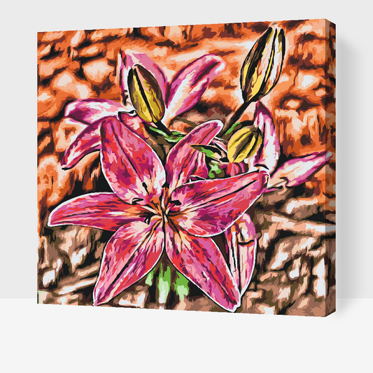 Paint by number - Liljeblomst