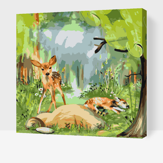 Paint by number - Gør i skoven