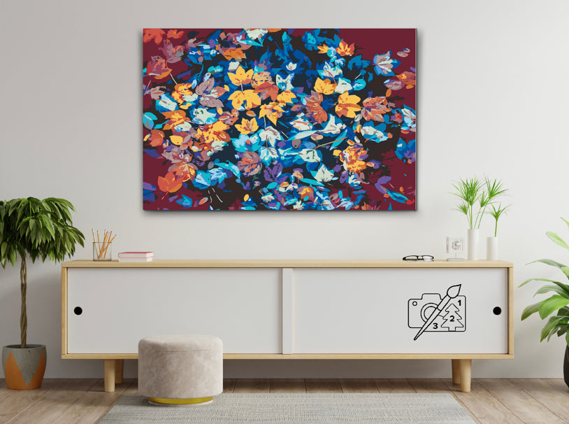 Paint by number - Faldne blade