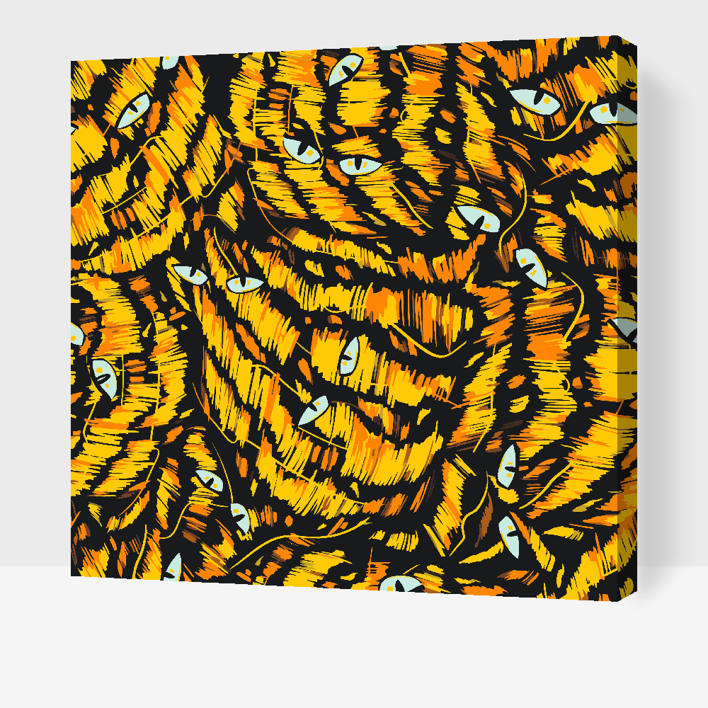 Paint by number - Abstract Cat