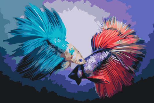 Paint by number - To Fisk