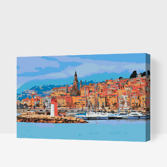Paint by number - Menton