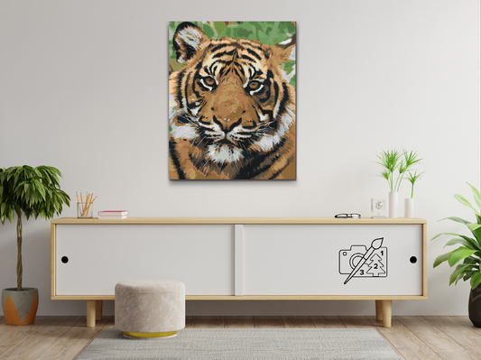 Paint by number - Tiger Head 2