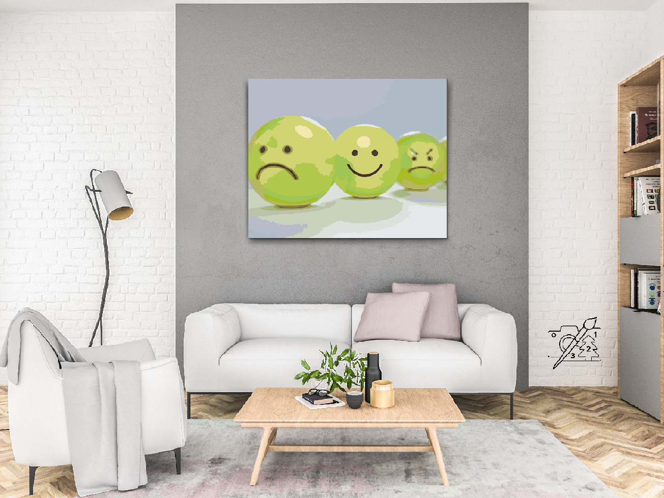 Paint by number - Emoticon