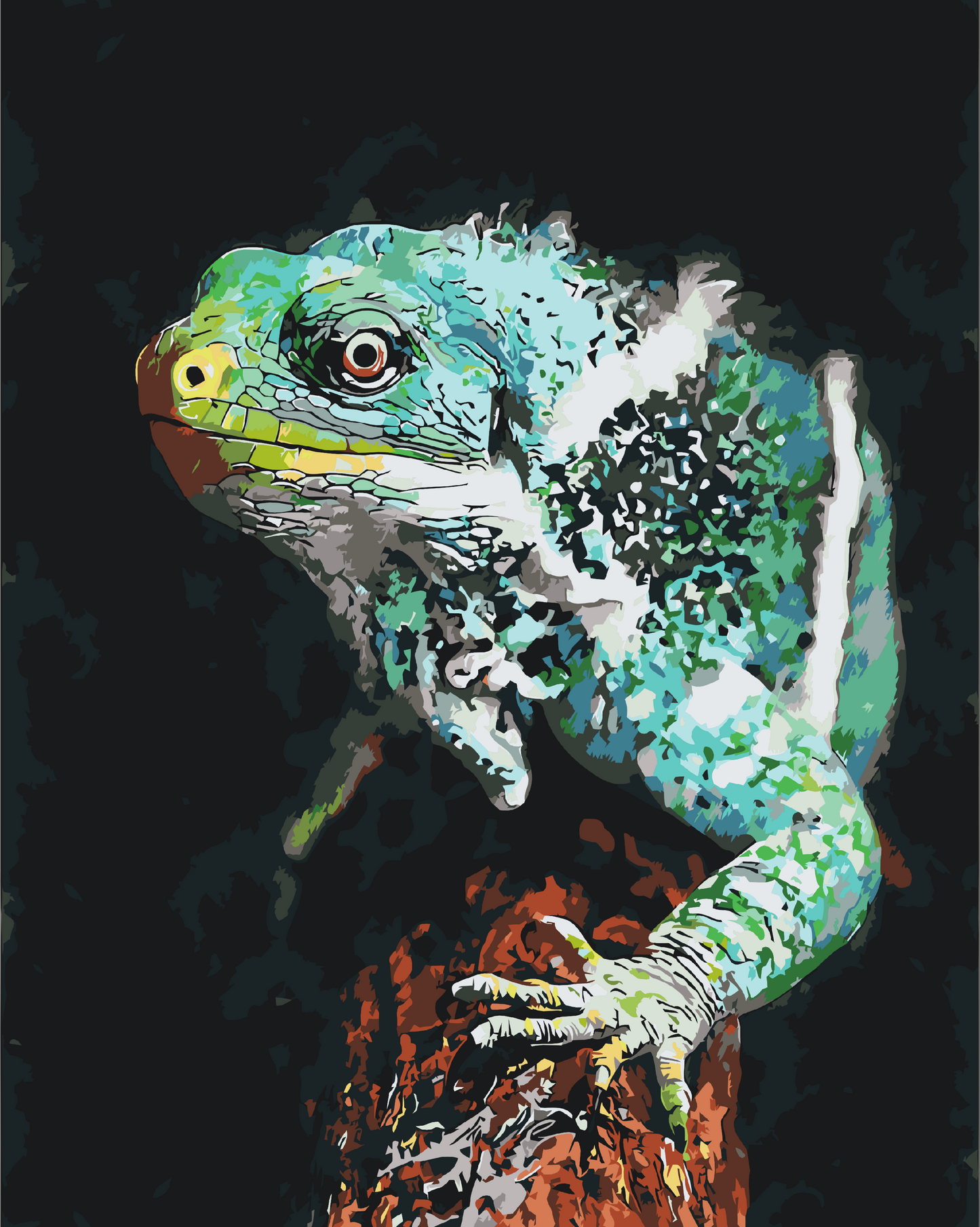 Paint by number - Saurian