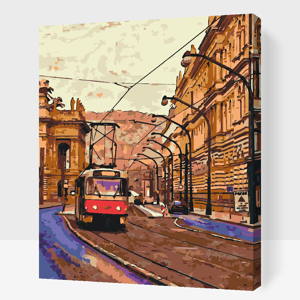 Paint by number - Prag Sporvogn