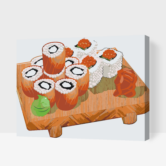 Paint by number - Sushi