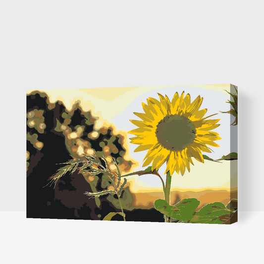 Paint by number - Sangblomster på engen