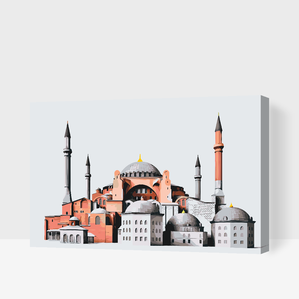 Paint by number - Hagia Sophia