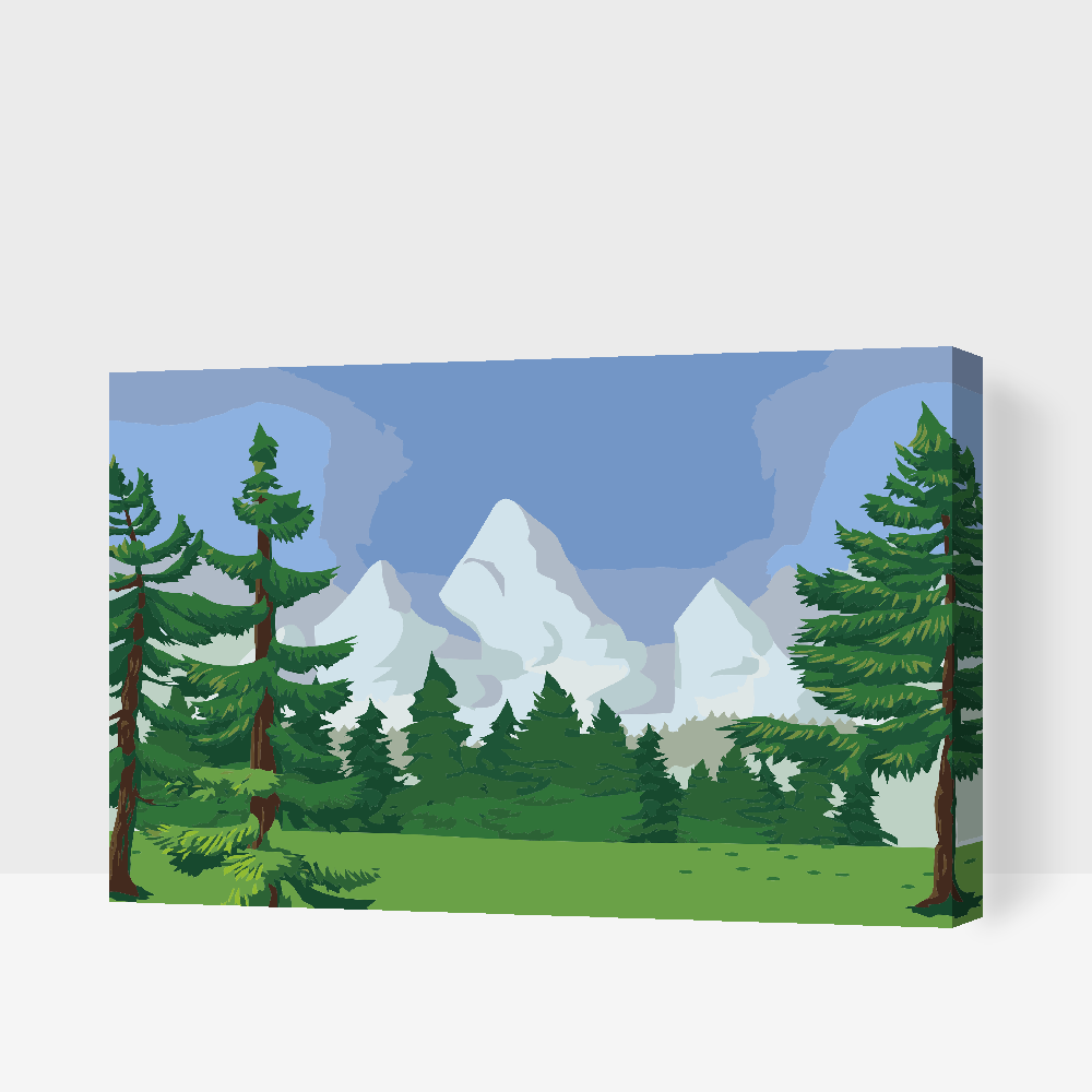 Paint by number - Tur til skoven