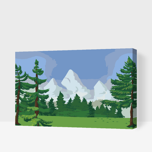 Paint by number - Tur til skoven