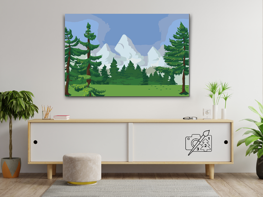 Paint by number - Tur til skoven