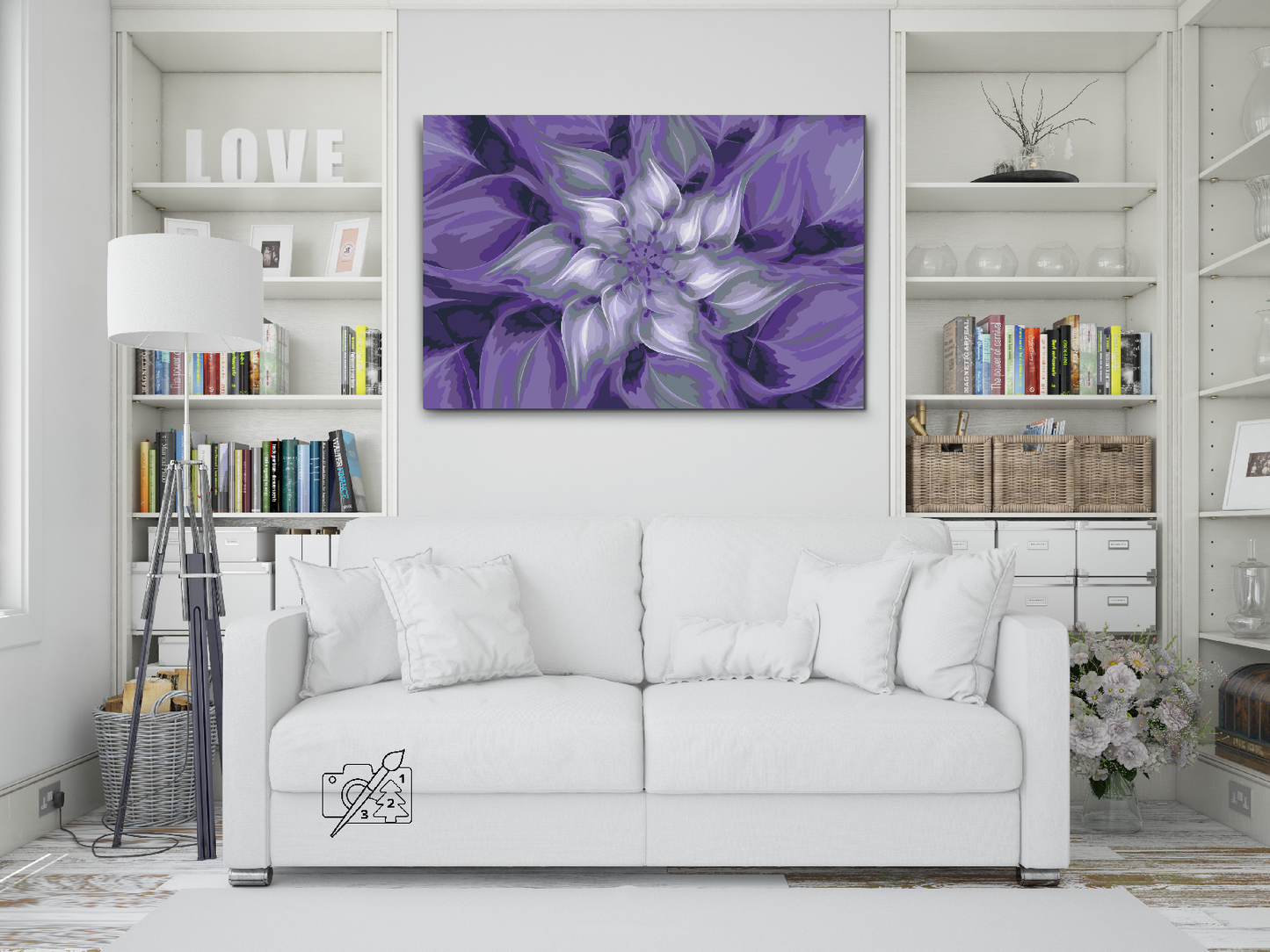 Paint by number - Levanderblomst