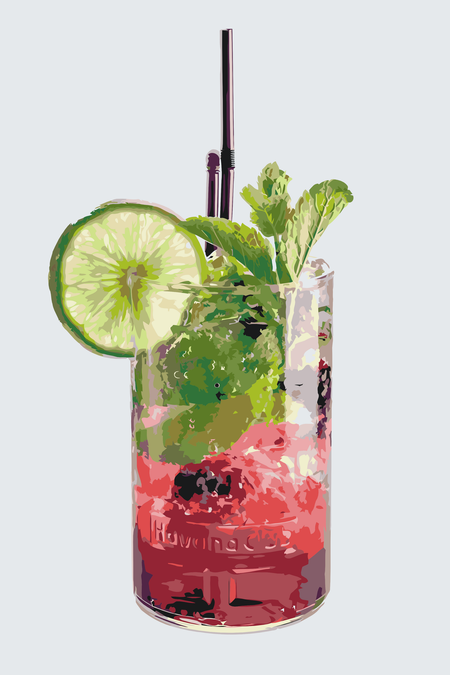 Paint by number - Coctail
