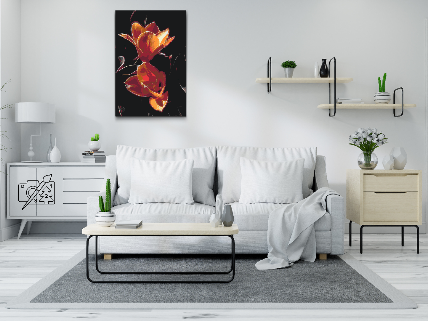 Paint by number - Tulipan