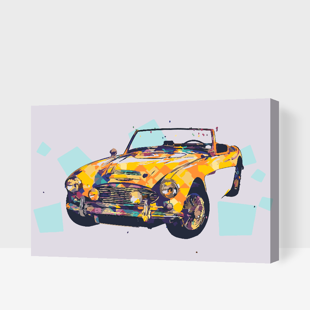 Paint by number - Austin Healey