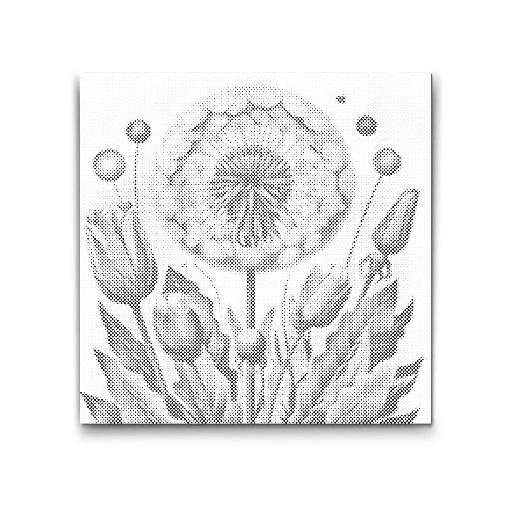 Dotting - Malede blomster
