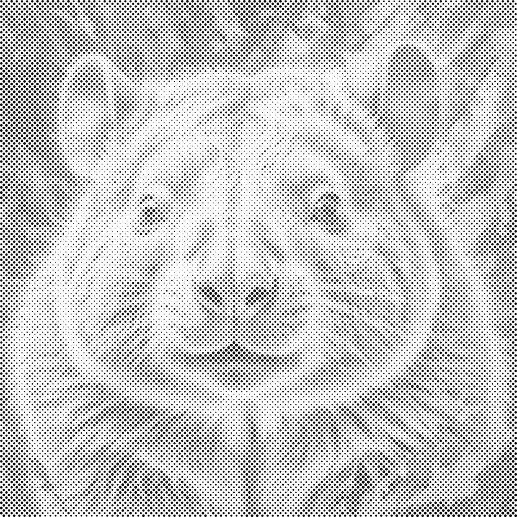 Dotting - Wombat i nuancer af dæmpet grøn