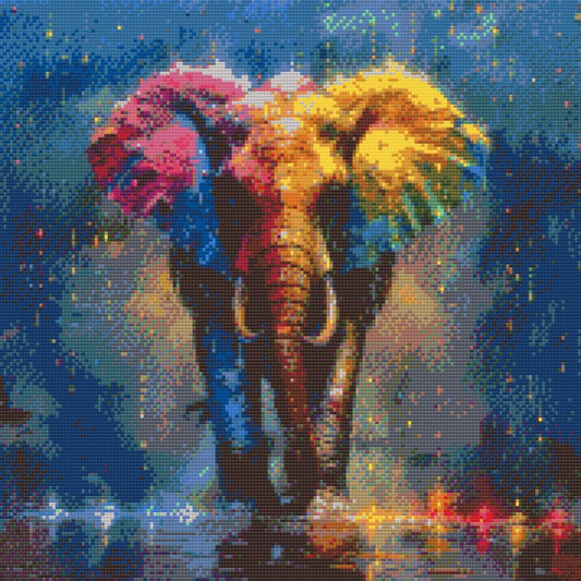 Diamond Painting Kreabutik - Elefant Design