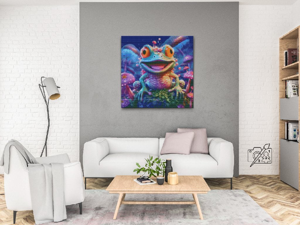 Diamond Paint - Farverig frø