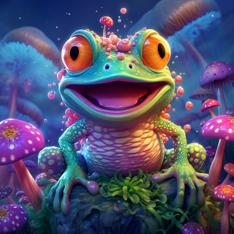 Diamond Painting Farverig Frø