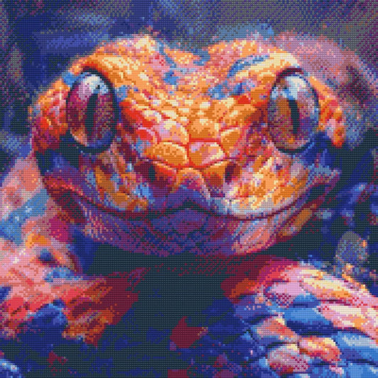 Diamond Painting Kreabutikdk - Farverig slange