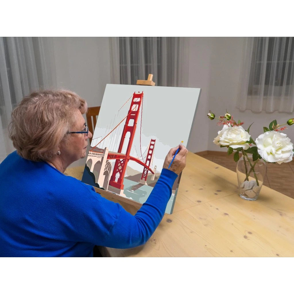 Paint by number - Golden Gate-broen