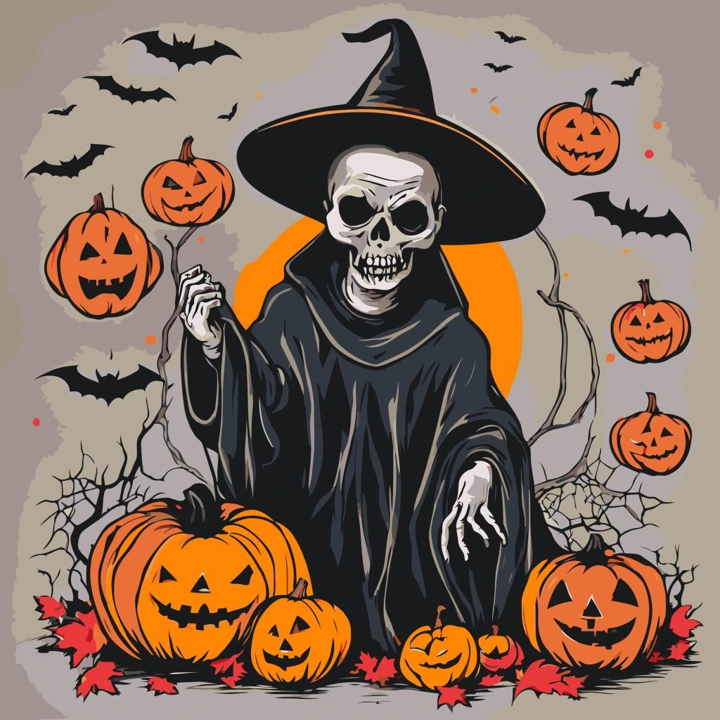 Paint by number - Halloween Reaper