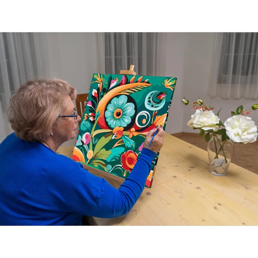 Paint by number - Blomsterøje