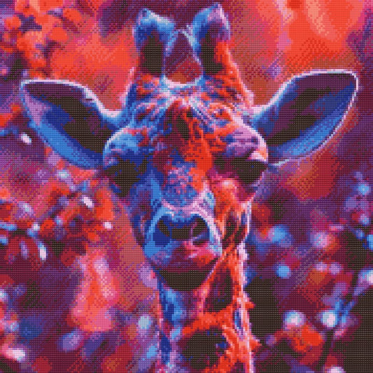 Diamond Painting Kreabutik - Farverig Giraf