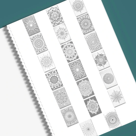 Kreabutik dotting malebog mandala